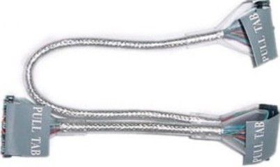 Bytecc RC-342-24-SILVER Color Floppy Round Cables with Label/Pull Tab, Silver, Allow for improved airflow within your case, allowing air to flow straight to your processor and other heat generating devices, also they are highly flexible, allowing configurations otherwise impossible with flat ribbon cables, Highly Flexible 24