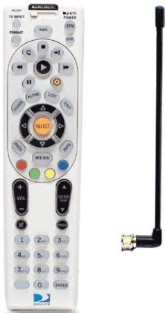 DirecTV RC65RBK Universal IR/UHF Back Lit Remote Control with Antenna Kit for HR20 H20 HR10 and R15, One For All universal DIRECTV remote replaces lost or broken remotes and controls up to 4 AV components, Designed to operate all features of the DIRECTV receiver and works with any DIRECTV receiver (RC65-RBK RC65 RBK RC-65RBK RC 65RBK) 