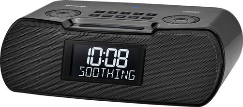 Sangean RCR-30 FM-RBDS/AM/Bluetooth/Aux-in Digital Tuning Clock Radio with USB Phone Charging and Sound Soother; 10 Station Presets (5 FM, 5 AM) or 18 Station Presets (9 FM, 9 AM) by Remote Control; Easy to Read High Contrast LCD Display with Adjustable Backlight; Built-in Bluetooth Technology Version 4.1 Class II Wireless Audio Streaming; UPC 729288029571 (RCR30 RCR 30 RC-R30) 