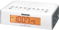 Sangean RCR-5 FM/AM Digital Tuning Clock Radio, White, 10 Memory Preset Stations (5 FM, 5 AM), Weekday/Weekend/Daily/Once Timer Selection, Adjustable Tuning Step, Dual Alarm Timer, HWS (Humane Wake System) Radio/buzzer, Snooze Timer, Adjustable Nap Timer, Adjustable Sleep Timer, UPC 729288029205 (RCR5 RCR 5 RC-R5) 
