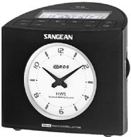 Sangean RCR-9 FM-RDS (RBDS)/AM Digital Tuning Atomic Clock Radio, Black, 18 Station Presets (9 FM, 9 AM), Easy to Read LCD Display with Adjustable Backlight, Radio Controlled Clock Available from DCF/WWVB/MSF/JJY and FM RBDS-CT, Time Zone Selector, Adjustable Tuning Step, Dual Alarm Timer by Radio or Buzzer, Adjustable Nap Timer, UPC 729288070597 (RCR9 RC-R9 RCR 9) 