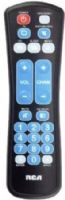 RCA RCRHM02BR Two Device Clean Shield Remote; Oversized, easy-to-use keys; Easy to clean with outer membrane; Master power (turns both devices on/off); Controls TV, SAT/CBL/DTC; Simple setup; Direct code entry; Digital sub-channel capability (like 59.1); Menu function; Sleep, Input, and Go Back keys; Closed captioning; Requires 2 AAA batteries (sold separately); UPC 044476104480 (RC-RHM02BR RCR-HM02BR RCRH-M02BR RCRHM-02BR) 