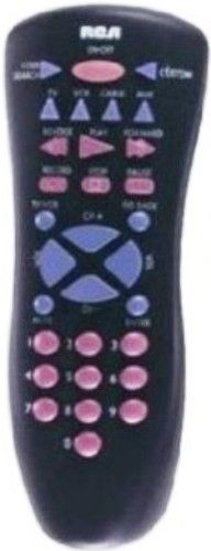 RCA RCU410 Universal 4 in 1 Remote Control, Controls TV, VCR, DVD and cable, Menu support, Code saver, Code search scans, Sleep timer, Backlit keypad, Easy and convenient with all the buttons needed for control (RCU-410 RCU 410)