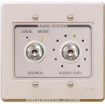 Radio Design Labs RCX-3N RCX-3 - Key-Operated Room Control for RCX-5CM (Neutral); LED indicators for source and level; Choose from music, local, or combined sources; All-steel panel and rear enclosure; : Package Weight; 1.43 lb: Box Dimensions (LxWxH); 6.0 x 6.0 x 2.625":  (RCX3N RCX-3N RCX-3N) 