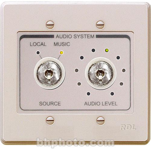 Radio Design Labs RCX-3N RCX-3 - Key-Operated Room Control for RCX-5CM (Neutral); LED indicators for source and level; Choose from music, local, or combined sources; All-steel panel and rear enclosure; : Package Weight; 1.43 lb: Box Dimensions (LxWxH); 6.0 x 6.0 x 2.625