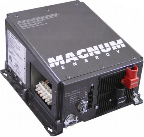 Magnum Energy RD3924 RD Series 3900 Watt, 24V Inverter/120 Amp PFC Charger, Input battery voltage range 18 - 32 VDC, Nominal AC output voltage 120 VAC, Output frequency and accuracy 60 Hz +/- 0.005%, Rated input battery current 188 ADC, Inverter efficiency (peak) 93%, Transfer time 16 msecs, Search mode 0.3 ADC, No load (120 VAC output) 0.6 ADC (RD-3924 RD 3924) 