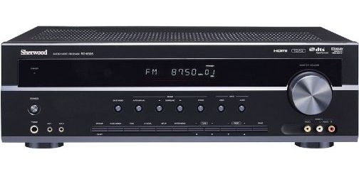 Sherwood RD-6506 Audio/Video Receiver with HDMI Repeater, Black, 5.1 Channel, 100W x 2@6Ω, 40Hz~20kHz, 0.2% THD in Stereo Mode; 110W x 5 (1kHz, THD0.7%)@6Ω/Only Channel, Heavy Duty Speaker Binding Post, TDAS (Totally Discrete Amplifier Stage) for All Channels, Dolby Digital, Dolby Prologic II, DTS Digital Surround, DTS 96/24, 5 DSP Mode, UPC 093279845229 (RD6506 RD 6506)