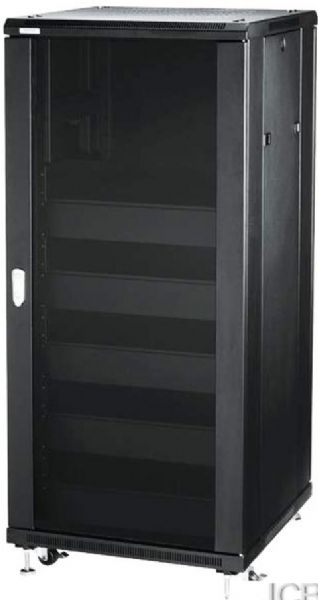 Omnimount RE27 Enclosed Rack System, Enclosed rack with cooling system, Includes 27 space rack, 2u space shelves, 2u space solid blanks, Standard 19