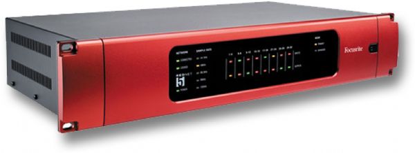 Focusrite RedNet 5 Bi-Directional Pro Tools HD to Dante Network Bridge Interface, Route 64 Channels I/O, Scalable System, Utilizes Standard DigiLink Connectors, Connect up to 6 Units, Maintains Existing Pro Tools Workflow, RedNet Control Software, Internal Universal Power Supply, Dimensions 16.7