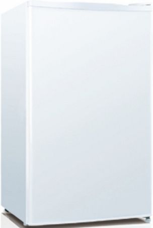 Equator REF 120L-33 W Compact Defrost Refrigerator, White, 3.3 cu.ft. Net capacity, Low noise level 39 dB, Energy saving, Special can-holder, Sealed back design, Reversible door, Water holding tray, Separate chiller compartment, Adjustable/removable shelf, Adjustable Leg, Manual Defrosting, Refrigerant R134a, UPC 747037121246 (REF120L33W REF120L-33W REF-120L-33-W REF-120L-33W REF120L-33)