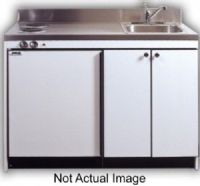Acme Kitchenettes RES9Y-42 Compact 42-Inch Wide Kitchen with 2 Electric Burners, Sink and Compact Refrigerator, 6.0 cu. ft. removable refrigerator including a 30 lb. with automatic cycle defrost, Interior light, Cushion-mounted silent compressor, High efficiency foam insulation, Net shelf area 10.4 sq. ft. (RES9Y42 RES9Y 42 RES-9Y-42 RES-9Y42) 