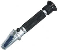 Extech RF12 Portable Brix Refractometer 0 to 18% with ATC, Measures the brix concentration in lubricants and cutting fluids, Compact size, easy to operate, Automatic Temperature Compensation (ATC) from 10 to 30°C, Provides accurate and repeatable measurements on easy to read scale, Requires only 2 or 3 drops of solution, UPC 793950222126 (RF-12 RF 12) 