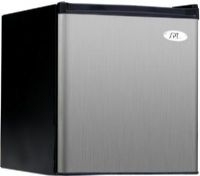 Sunpentown RF-171S Compact Refrigerator in Stainless, 1.7  cu.ft. net capacity, 120V / 60Hz Input voltage, 0.7 amps Power consumption, 32-50°F Thermostat, Reversible door, Tall bottle door rack, Ice cube chamber with ice cube tray,  Replaced RF-170S RF170S (RF-171S RF 171S RF171S  RF171 171) 