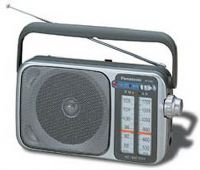 Panasonic RF2400 Portable Radio with Big Radio Dial Panel, Big Radio Digital Panel for Easy Tuning, FM/AM Separate Dial Scale, 10 cm Speaker & Ferrite Bar Antenna for Good Sound (RF-2400 RF 2400)