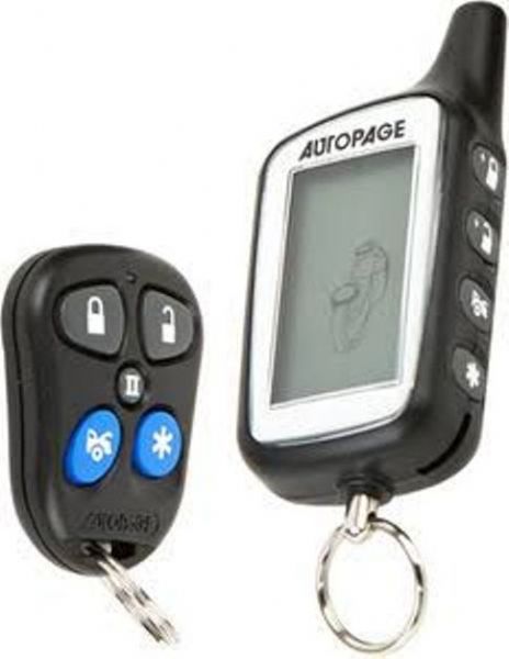 AutoPage RF-425-LCD Two-Way Car Alarm Vehicle Security System with AM LCD Transmitter, 4-Channel vehicle alarm security system, Includes a 2-way AM LCD Transmitter and a 5-button companion remote, Ergonomic LCD transceiver with 19 visible icons that make the system easy to use, High frequency transmitter provides an extended range signal, Two-vehicle operation, Anti code grabbing and starter disable, UPC 094922111449 (RF-425-LCD RF425LCD RF 425 LCD)