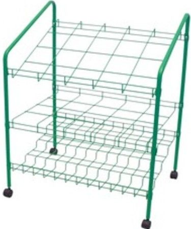 Adir RF620-GRN Wire Bin Roll File 20 Openings, Green, Sheet Capacity 100 lbs. evenly dispensed, 20 Compartment Quantity, Compartment Size 4 x 4 Inches, Swivel Wheel Carpet Casters, 1-1/2 Inches diameter Wheel Size, Steel Material, Assembly Required, UPSableInnovative steps design for easy access, Convenient storage and mobility of tubes and rolls, UPC 815236010170 (RF620GRN RF620 GRN RF-620GRN)
