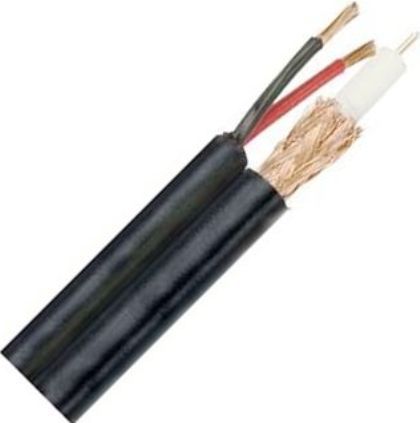 Arm Electronics RG59ZIP1KB Siamese RG59/18-2 1000' Video Cable, Black, Bulk Wire, 95% Copper Braid, Alternative to KTL WIR59ZIPB1000 (RG59ZIP1K RG59ZIP1 RG-59ZIP1KB RG59ZIP RG59-ZIP)