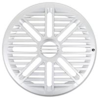 Jensen RG65HGS Silver Speaker Grille (Pair) For use with MS650 Marine Audio 6.5" Coaxial Speaker & MSX65 6.5" Waterproof Coaxial Speaker, Durable Plastic Construction is UV Resistant and Waterproof, 6-1/2" Overall Diameter (RG-65HGS RG 65HGS RG65-HGS RG65 HGS) 