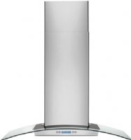 Frigidaire RH36WC60GS Designer Wall Mount Chimney Hood, 30" Nominal Width, Wall Mount Installation Type, Stainless Steel/Glass Canopy Style, Vertical Air Discharge, 600 CFM Air Delivery, Dual Centrifugal Blower Type, 4 Fan Speeds, 73.8 dBA Sound Level, Convertible Exhaust Duct, 8" Round Duct Required, Dual Halogen Lights, Dual Halogen Lights, Washable Stainless Steel Filters, UPC 012505558740 (RH36WC60GS RH-36WC 60GS RH 36WC-60GS RH36WC60GS RH36 WC60 GS RH36-WC60-GS) 