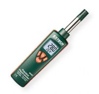 Extech RH390-NIST Precision Psychrometer with NIST Certificate, Less than 30 second RH response time, Dual backlit display, Slim design with rubberized sides for better grip and for one hand operation, Data Hold and Min/Max functions (RH390NIST RH390 NIST RH-390 RH 390) 