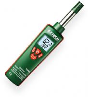Extech RH490-NIST Precision Hygro-Thermometer, Highest 2 percent RH accuracy with Grains Per Pound (GPP) Display, Certicate; Less than 30 second RH response time; Water vapor in GPP (g/kg); Dual backlit display; Slim design with rubberized sides for better grip and for one hand operation; Data Hold and Min/Max functions; Auto power off with disable and low battery indicator; Complete with carrying case and 9V battery; UPC: 793950444900 (EXTECHRH490-NIST EXTECH RH490-NIST HYDRO THERMOMETER) 