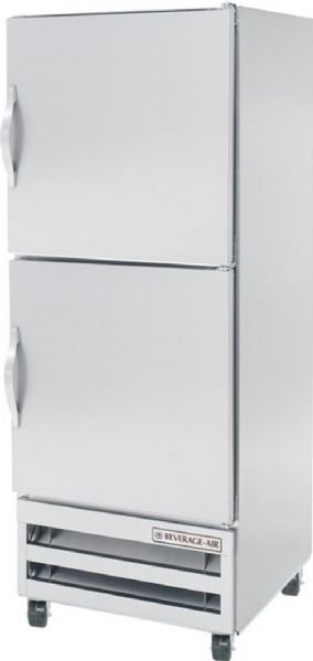 Beverage Air RI18HC-HS One Section Solid Half Door Reach-In Refrigerator - 27
