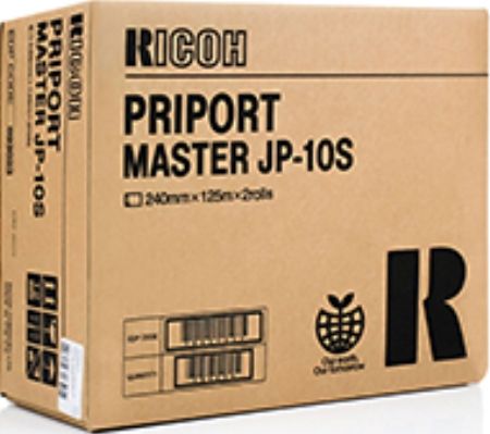 Ricoh 893023 Model JP-10S Priport Master Roll for use with Priport JP-1010 and DX3240 Digital Duplicators; Dimensions 240mm x 125m; New Genuine Original OEM Ricoh Brand, UPC 708562053235 (89-3023 893-023 8930-23 JP10S JP 10S) 