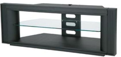 JVC RK-CEXM7 TV Stand Designed for use with JVC HD-ILA models HD-56FN97, HD-56FH97, HD-61FN97, HD-61FH97, HD-61FH96 and HD-56FH96 Front Door Lifts Up to Access Component Storage, Includes two sets of side panels, which makes it possible to perfectly match the width of either the 56