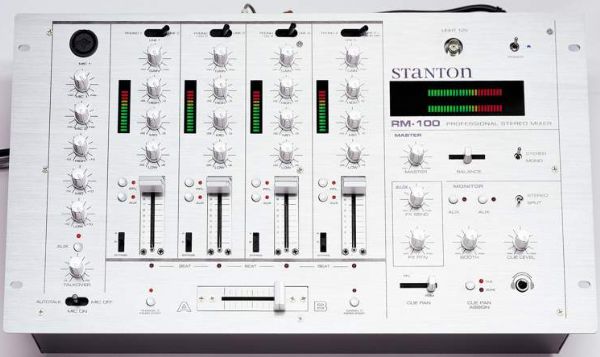 Stanton RM100 4 Ch 19in Mixer W Efx Loop ( RM 100, RM-100 )