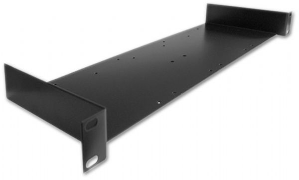 Listen Technologies RM-1U Rack Mount Tray For 1U Products, Accessory for the professional mounting of loop drivers and ancillary equipment, The rack mount tray shall fit in one RU space at a full width standard 19