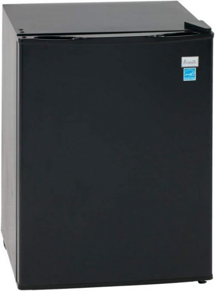 Avanti RM24T1B Compact Refrigerator, 2.4 cu. ft. Capacity, Manual Defrost, 2 Liter Bottle Storage on the Door, Freestanding Type, Full Style, Compact Size, Wire Shelves, 2 No. of Shelves, 2 No. of Door Bins, Single Temperature Zones,Full Range Temparature Control, UPC 079841192410, Black Finish (RM24T1B RM-24T1-B RM 24T1 B)