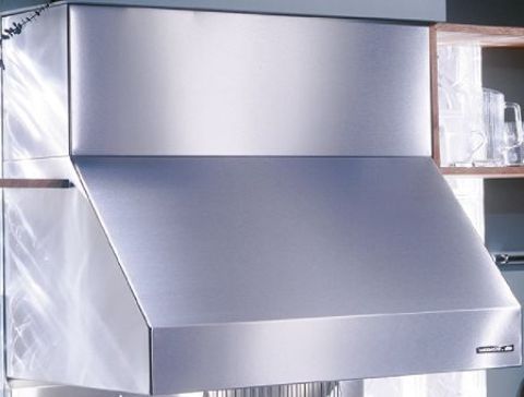 Broan RM604804 Elite Rangemaster Wall Mount Canopy Range Hood with Multiple Blower Options, 120 Volts, 5.4 Amps, Stainless Steel, White, Black Finishes, 3 Halogen 50W Lighting, Dual Heat Lamps Heat Lamps, Variable Speed; Heat Sentry; Two-Level Light Control Features, Rotary Control Type, Centrifugal Blower Air-Mover Type, 280 to 1500 - Exterior or In-Line Blowers CFM/Sones Vertical Rectangular, 280 to 1500 CFM/Sones Horizontal Rectangular (RM60-4804 RM60 4804)