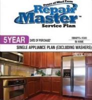 RepairMaster RMAPP5U1500 5-Years Single Appliance Plan Except Washers Under $1500, UPC 720150603318 (RMAPP-5U1500 RMAPP 5U1500 RMAPP5U-1500 RMAPP5U 1500) 
