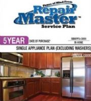 RepairMaster RMAPP5U3000 5-Years Single Appliance Plan Except Washers Under $3000, UPC 720150603325 (RMAPP-5U3000 RMAPP 5U3000 RMAPP5U-3000 RMAPP5U 3000) 