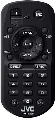 JVC RM-RK258 Wireless Remote Control Fits with 2-DIN Multimedia Receivers, UPC 046838071492 (RMRK258 RM RK258 RMR-K258 RMRK-258)
