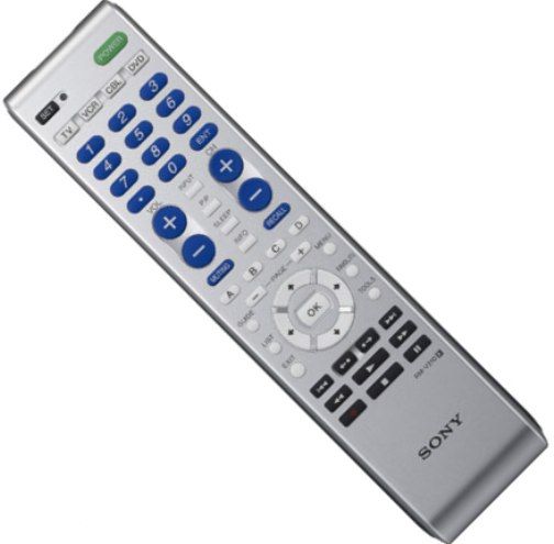 Sony RM-V210 Universal Remote Control, Change channels, adjust volume and more with this handy programmable remote control, Controls up to 4 video components, Consolidates remotes into one, Centrally located main buttons, Compatible with most major brands, Replaced RM-V202 RMV202 (RMV210 RM V210 RMV-210)