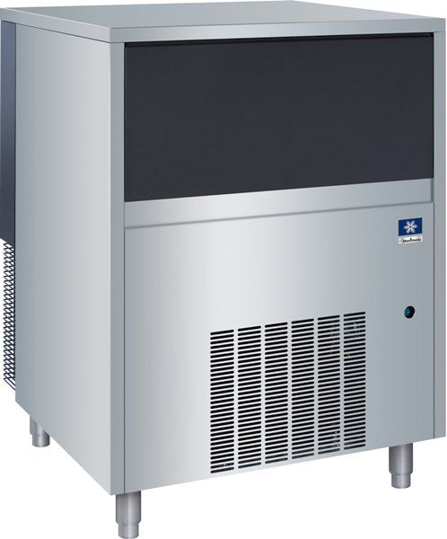 Manitowoc RNS-0385A Air Cooled Nugget Ice Machine, 10 Amps, 60 Hertz, 1 Phase, 115 Voltage, 88 lb. Bin Storage Capacity, Air Cooled Condenser Type, Nugget Ice Type, Undercounter Installation Type, 6.89 kWh per 100 lbs. Power Usage, 12 Gallons per 100 lbs. Water Usage, Makes up to 172 lb. of ice per day, Bite sized nugget ice 0.37