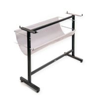 Rotatrim 62802 Stand and Waste Catcher for Professional Series 36" Rotary Trimmer; 34" Height black finished stand with an integrated, transparent waste catcher; Ideal for any work environment where space is at a premium; Solidly support your trimmer at the perfect height (ROTATRIM62802 ROTATRIM-62802 ROTATRIM628-02 FOSTER-62802 PROFESSIONAL 628/02) 
