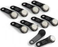 Royal 29421N Ten-Pack iButtons; 10 Key Fobs for use on all Time Pilot Systems; Each iButton has a unique ID number, which is detected by the time clock when the employee taps his or her button to it; Dimensions 0.375 x 0.75 x 2; UPC 022447294217 (ROYAL29421N 294-21N 29421) 