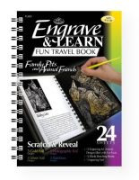 Royal & Langnickel EAB3 Engrave & Learn Fun Travel Book Family Pets & Animal Friends; Includes 12 engraving art designs with fun facts, 12 blank sketching sheets, and an engraving tool; Book size: 7" x 8.625"; Shipping Weight 0.04 lb; Shipping Dimensions 7.00 x 8.62 x 0.62 in; UPC 090672276827 (ROYALLANGNICKELEAB3 ROYALLANGNICKEL-EAB3 ENGRAVE-LEARN-EAB3 ARTWORK) 