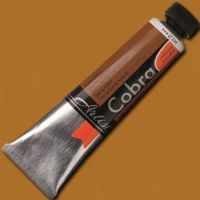 Royal Talens 21052340 Cobra, Water Mixable Oil Color 40ml Raw Sienna; Gives typical oil paint results, such as sharp brush strokes and wonderfully deep colors; Offers a particularly rich range of colors with a high degree of pigmentation and fineness; Easily mixed with water and works without the use of solvents; EAN 8712079312091 (ROYALTALENS21052340 ROYAL TALENS 21052340 ALVIN 40ML RAW SIENNA) 