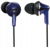 Panasonic RP-HJE190-V In-Ear Headphones - Purple; 10 Driver Unit (mm); 16 OHMS/1kHz Impedance; 98 Sensitivity (db/mW); 200 Max Input (mW); jun-24 Frequency Response (Hz-kHz); 3.9 / 1.2 Cord Length (ft/m); 4 / 0.14 Weight (g/oz) w/o Cord; No In-cord Volume; Yes Miniplug (3.5mm); No Air Plug Adaptor (6.3mm); Nd Magnetic Type Nd: Neodymium FE: Ferrite; G Plug Ni: Nickle G: Gold (RPHJE190V RP-HJE190-V RP-HJE190V) 