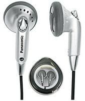 Panasonic RP-HV278S Earphones, Stereo Insidephones with Twin XBS and Twist-free Cord, 14.8 mm., 10Hz-25kHz, Silver (RP HV278S RPHV278S RP-HV278-S RP-HV278 S) 