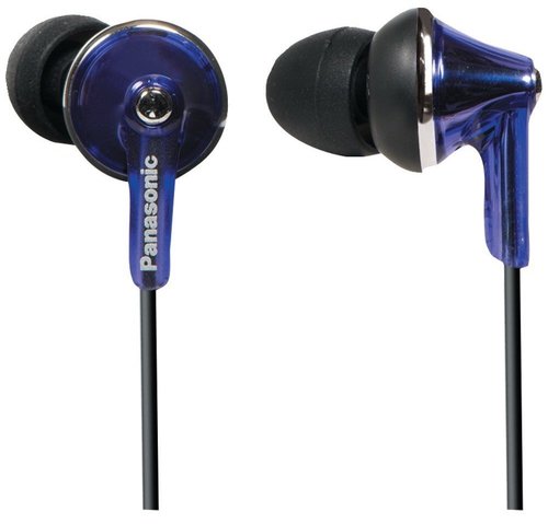 Panasonic RP-HJE190-V In-Ear Headphones - Purple; 10 Driver Unit (mm); 16 OHMS/1kHz Impedance; 98 Sensitivity (db/mW); 200 Max Input (mW); jun-24 Frequency Response (Hz-kHz); 3.9 / 1.2 Cord Length (ft/m); 4 / 0.14 Weight (g/oz) w/o Cord; No In-cord Volume; Yes Miniplug (3.5mm); No Air Plug Adaptor (6.3mm); Nd Magnetic Type Nd: Neodymium FE: Ferrite; G Plug Ni: Nickle G: Gold (RPHJE190V RP-HJE190-V RP-HJE190V)