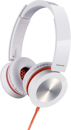 Panasonic RP-HXS400M-W Sound Rush Plus On-Ear Headphones; On-ear headphones deliver dynamic sound and comfort; Powerful bass and treble with 40mm neodymium drivers; Foldable design and padded earcups -- perfect for storage and travel; Integrated mobile controller, compatible with iPhone, Blackberry and Android; Magnet Type (Nd:Neodymium / Fe:Ferrite): Nd; Impedance (Ohm) / 1 kHz: 32 Ω Sensitivity (dB / mW): 110 dB/mW(at 500Hz); UPC 885170207455 (RPHXS400MW RP-HXS400M-W RP-HXS400M-W)