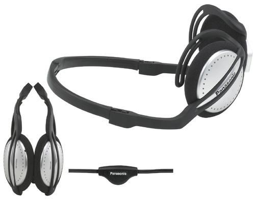 Panasonic RP-HG50 Neck Band Headphones with In-cord Volume Control (RP HG50 RPHG50)