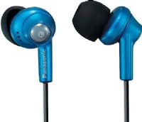 Panasonic RP-HJE270-A Headphones - In-ear ear-bud, Binaural, In-ear ear-bud Headphones Form Factor, Wired Connectivity Technology, Stereo Sound Output Mode, 6 - 24000 Hz Frequency Response, 104 dB/mW Sensitivity, 16 Ohm Impedance, 0.4 in Diaphragm, Neodymium Magnet Material, Included Headphones Ear Pads, 1 x headphones - mini-phone stereo 3.5 mm, Blue Color, UPC 885170001688 (RPHJE270A RP-HJE270-A RP HJE270 P)  