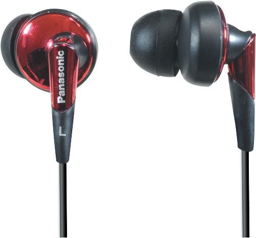Panasonic RP-HJE270-R Headphones - In-ear ear-bud, Binaural, In-ear ear-bud Headphones Form Factor, Wired Connectivity Technology, Stereo Sound Output Mode, 6 - 24000 Hz Frequency Response, 104 dB/mW Sensitivity, 16 Ohm Impedance, 0.4 in Diaphragm, Neodymium Magnet Material, Included Headphones Ear Pads, 1 x headphones - mini-phone stereo 3.5 mm, Red Color, UPC 885170001725 (RPHJE270R RP-HJE270-R RP HJE270 R) 