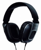 Panasonic RP-HT470C-S Over-the-Ear Headphones - Silver, 40 Driver Unit (mm); 32 OHMS/1kHz Impedance; 100 db/mW Sensitivity; 1000 mW Max Input; 10-27 Frequency Response (Hz-kHz); 3.9 ft/1.2 m Cord Length; 250 g/8.8 oz Weight  w/o Cord; Yes In-cord Volume; Yes Miniplug (3.5mm); No Plug Adaptor (6.3mm); Nd Magnetic Type Nd: Neodymium FE: Ferrite; G Plug Ni: Nickle G: Gold (RPHT470CS RP-HT470C-S RP-HT470CS) 