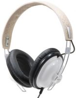 Panasonic RP-HTX7-W1 Old School Monitor Stereo Headphones with Single-Sided Cord and 40mm Large-Diameter Drive Units, White, Wide Head-band, Large Foam Earpads (RP HTX7 W1 RPHTX7W1 RP-HTX7-W) 